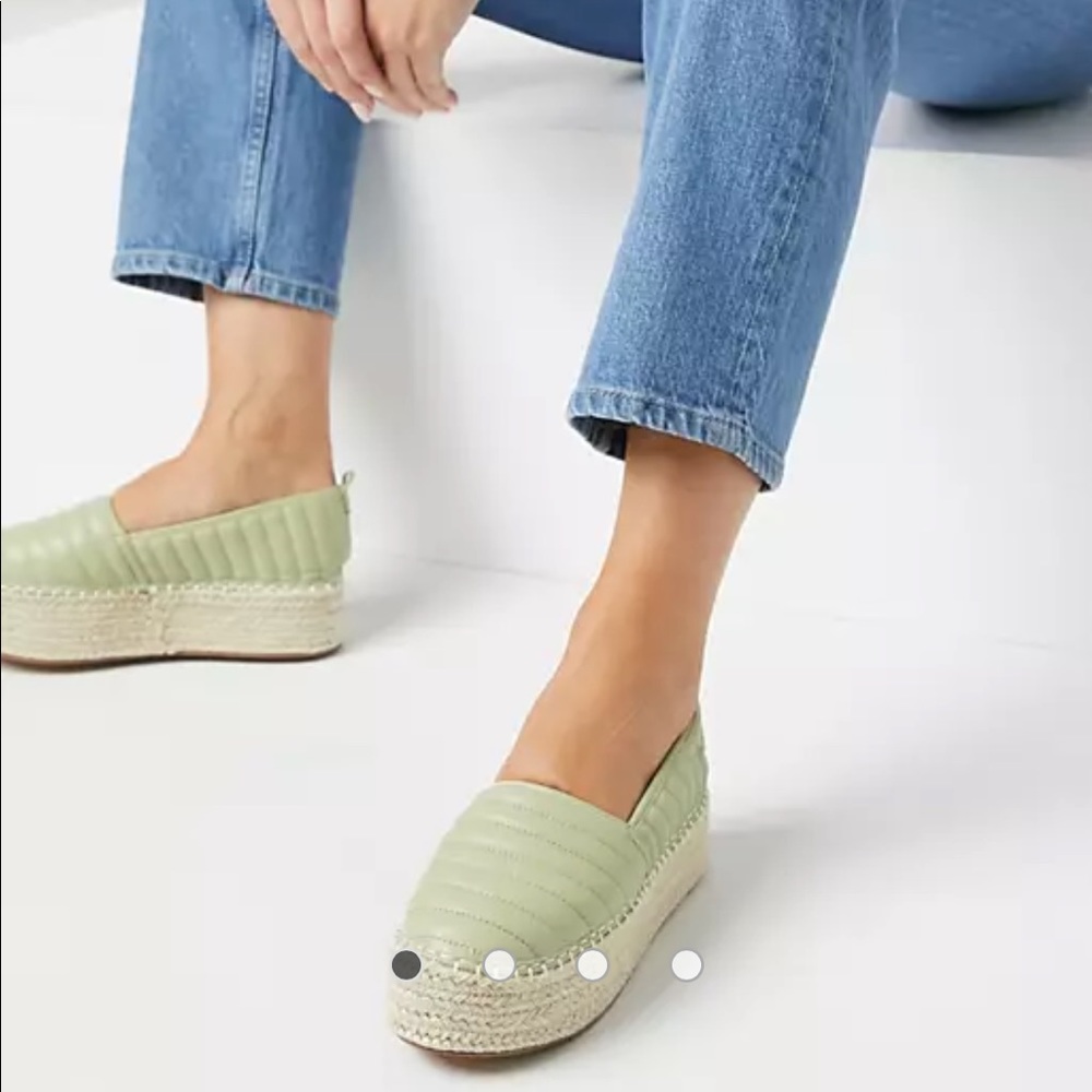 ASOS DESIGN Jack quilted flatform espadrilles